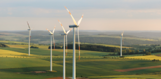 Windräder, der Energiemix