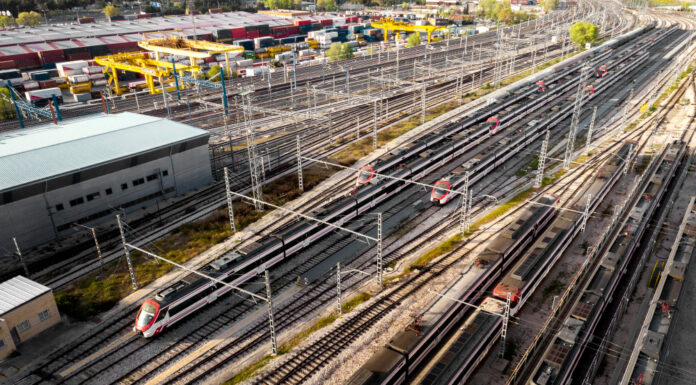 Das Zugnetz in Europa